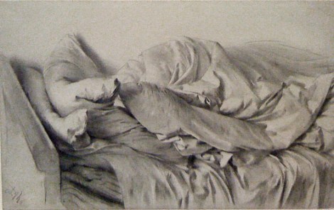 adolph Menzel Unmade Bed